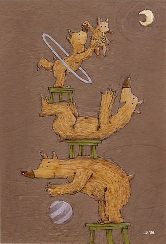 ‘Geboortekaartje Iris’; Exclusief ontwerp voorkant geboortekaartje/-schilderijtje t.g.v. de geboorte van Iris, februari 2009