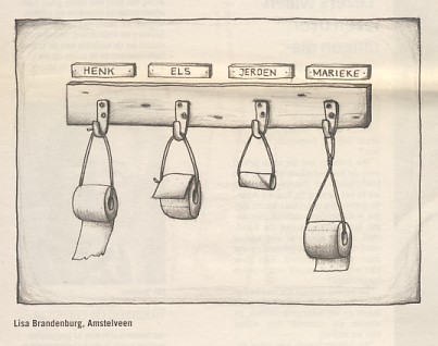 ‘De Nederlander op vakantie’; Cartoon voor jubileumnummer van ‘de Volkskrant’ | No. 25.000, 23-08-2006