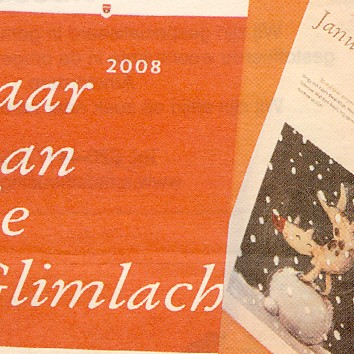 ‘Artikel Amstelveense Wijkkrant’; Artikel n.a.v. de nieuwjaarsreceptie 2008 van de Gemeente Amstelveen | Krantenartikel uit de Amstelveense Wijkkrant |februari 2008, jaargang 9 nummer 1